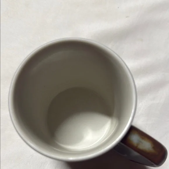 White Ceramic Mug with Bird Design - Picture 3 of 6